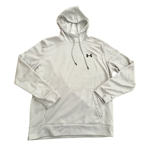 Under Armour Mens Fleece Twist Hoodie/Sweatshirt-Gray-Large-GUC - Picture 1 of 5